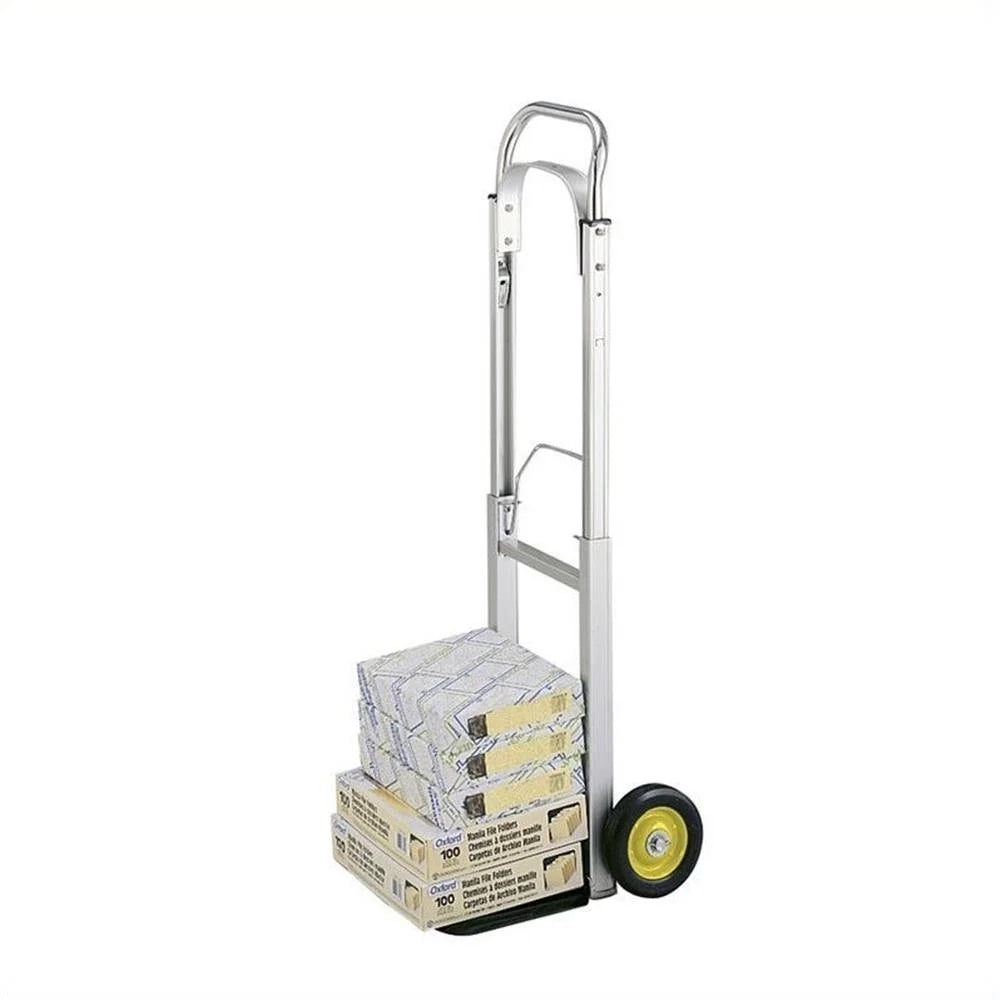 Safco 4061 250 lbs. Capacity 15-1/2 in. x 16-1/2 in. x 43-1/2 in. Hideaway Aluminum Hand Truck