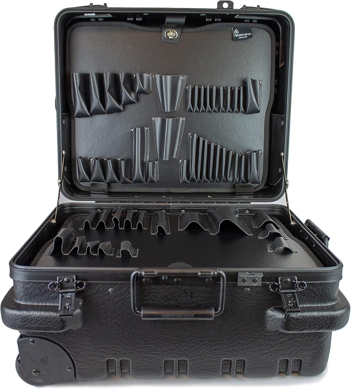 Rolling Tool Case with 2 Tool Pallets