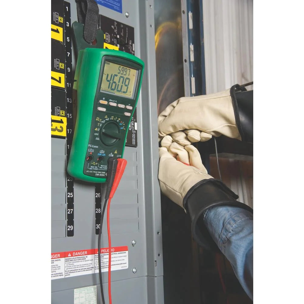 Greenlee DM-830A Digital Multimeter - TRMS, AC/DC, Dual Temp