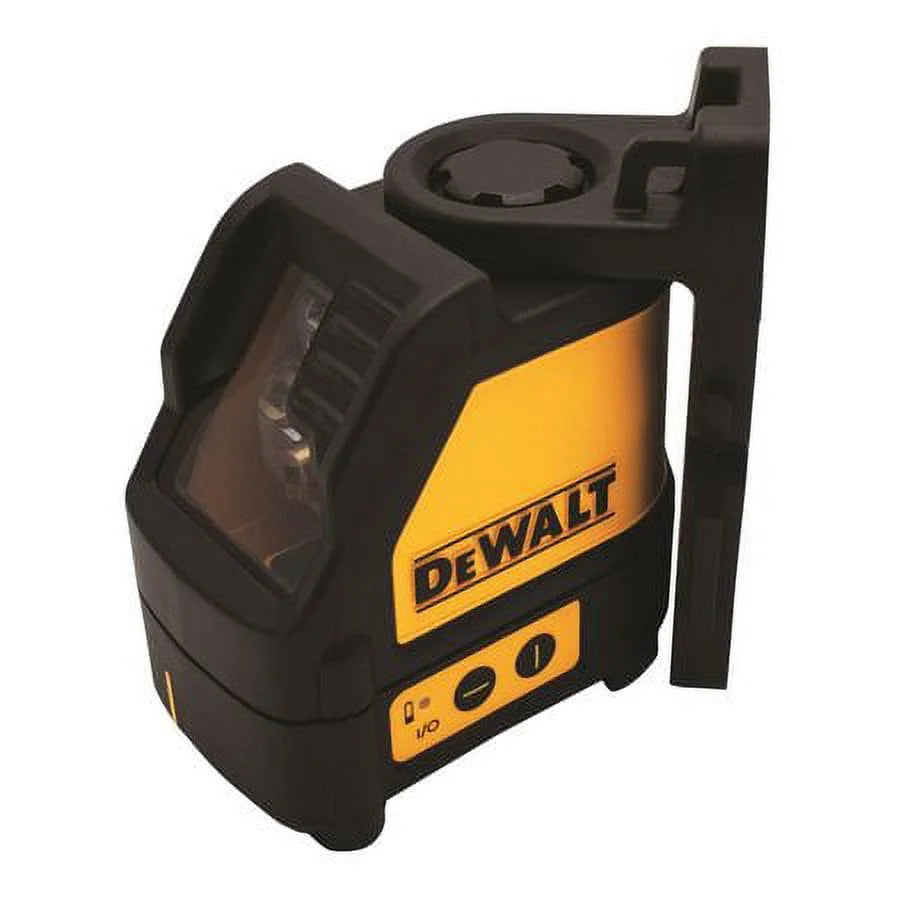 DEWALT 165 ft. Green Self-Leveling Cross Line Laser Level with (3) AAA Batteries Case