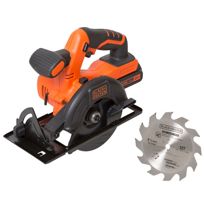 BLACK+DECKER 20V MAX* POWERCONNECT Cordless Drill/Driver + Circular Saw Combo Kit, (BDCD220CS)