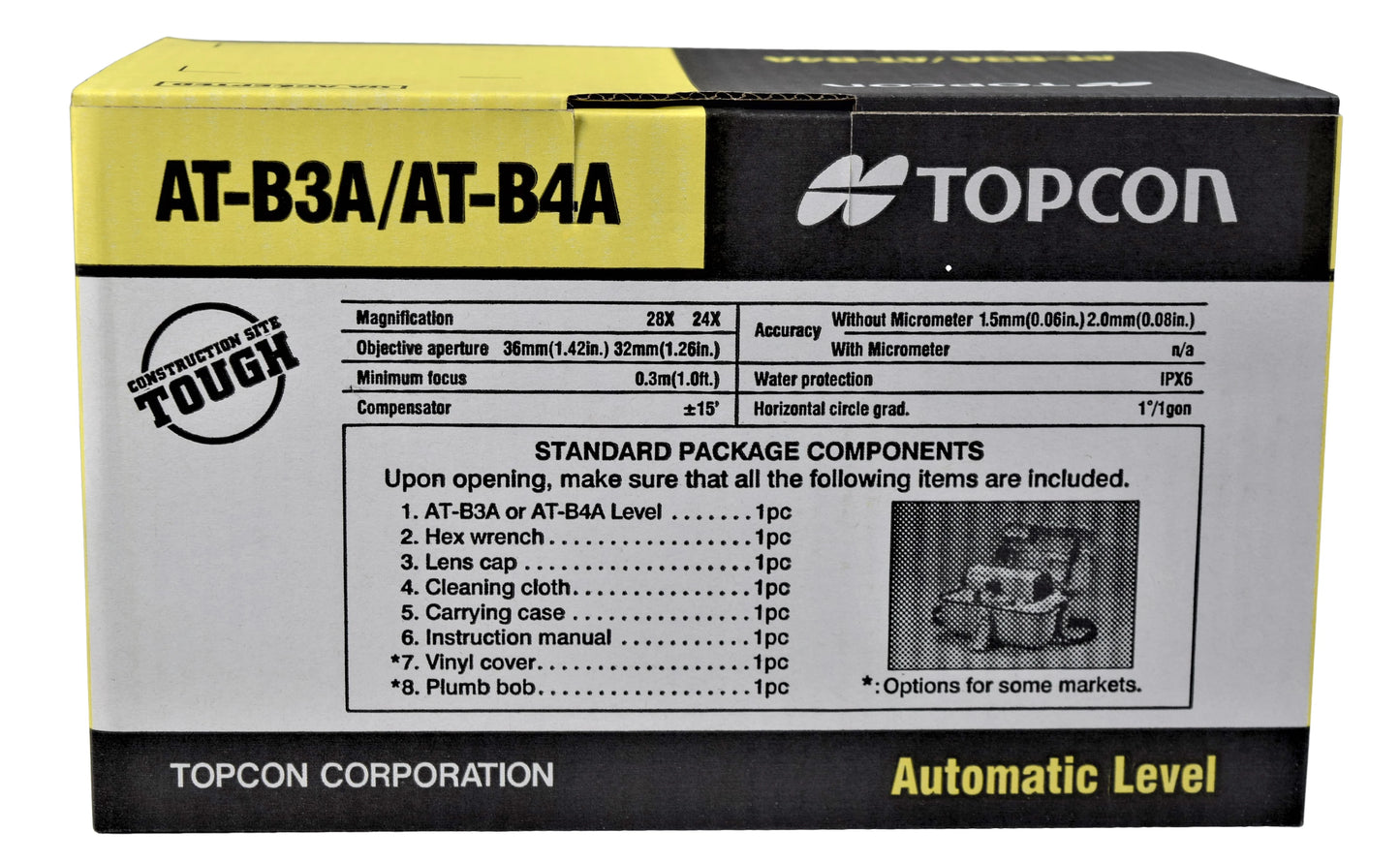 Topcon AT-B4A 24X Automatic Optical Level