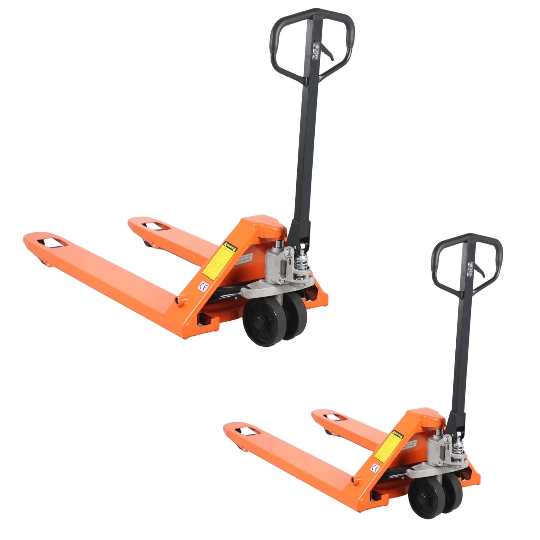 Tory Carrier 2PCS 5500lb Hydraulic Manual Pallet Jack Truck 48"Lx21"W Fork Orange