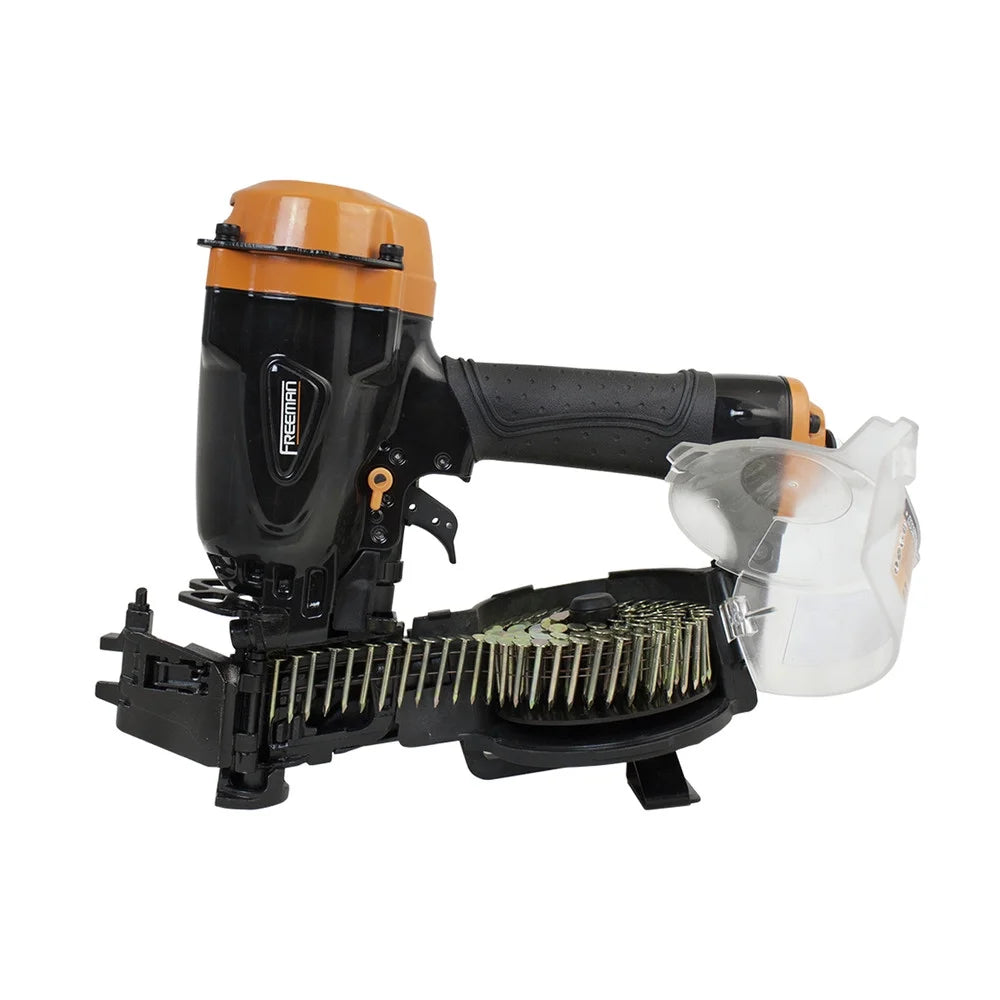 Freeman PCN450 Pneumatic 15 Degree 1-3/4" Rapid Fire Coil Roofing Nailer