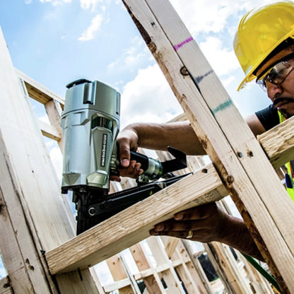 Metabo HPT Framing Nailer, Pneumatic, 2-Inch up to 3-1/4-Inch Plastic Collated Full Head Framing Nails, 21 Degree Magazine, 5-Year Warranty (NR83A5S)