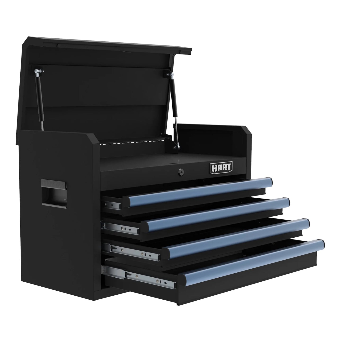HART 26-Inch 4-Drawer Heavy-Duty Steel Tool Chest, Locking Garage Storage Organizer