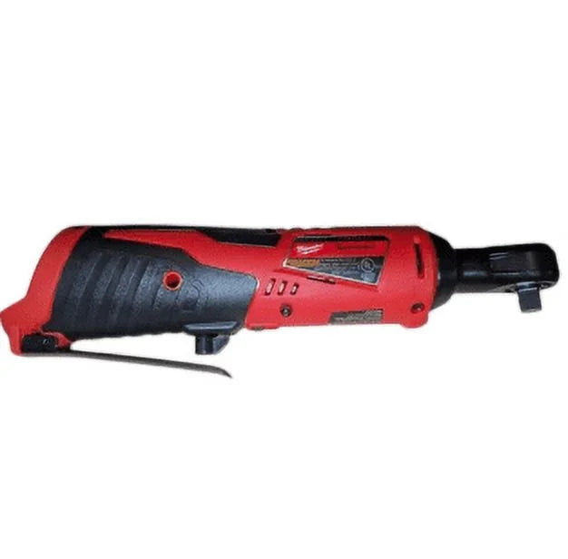 Milwaukee 2457-20 M12 Cordless 3/8" Ratchet - 35 ft-lbs Torque, 250 RPM, Low-Profile Head, Variable-Speed Trigger, Compact & Durable Design (Bare Tool)