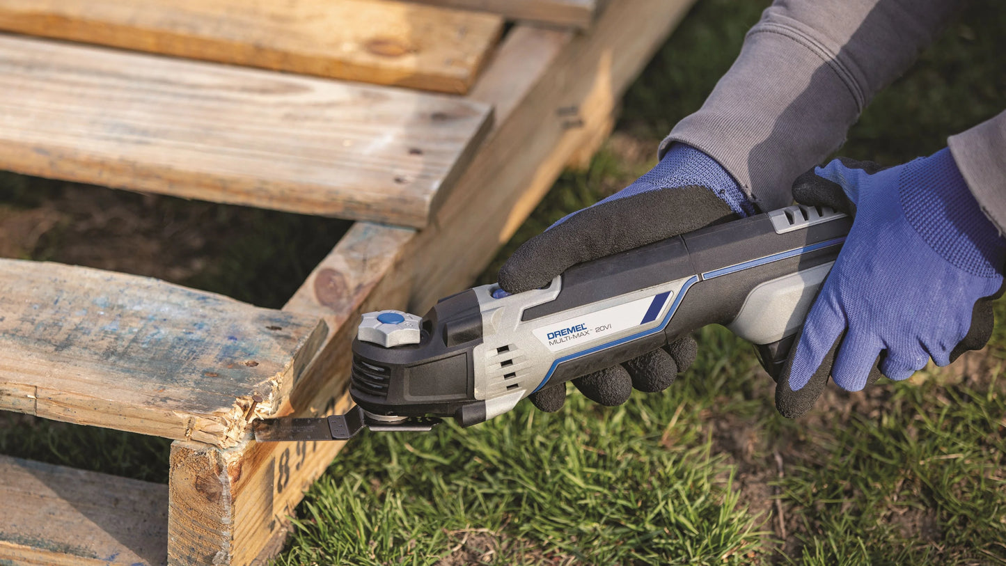 Dremel MM20V-01 Multi-Max - Quick Lock Cordless Oscillating Multi-Tool Kit (One Battery)
