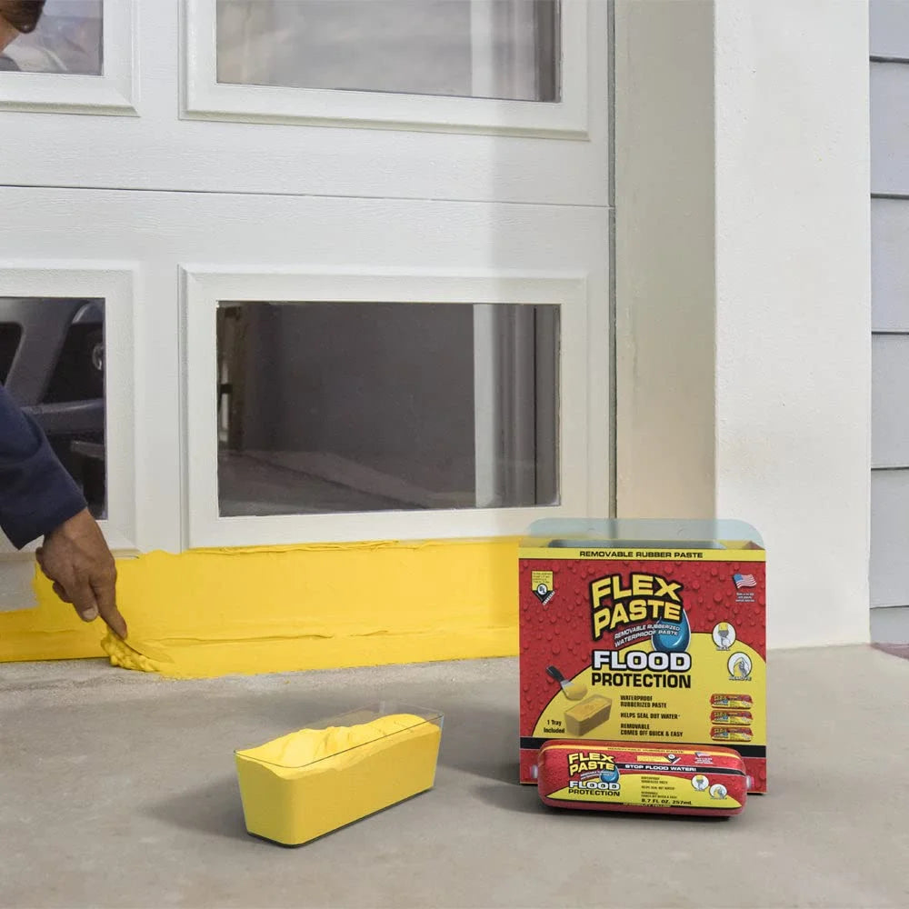 Flex Seal Family of Products 1026792 26 oz Rubber Coating Flood Protection, Yellow - Pack of 3