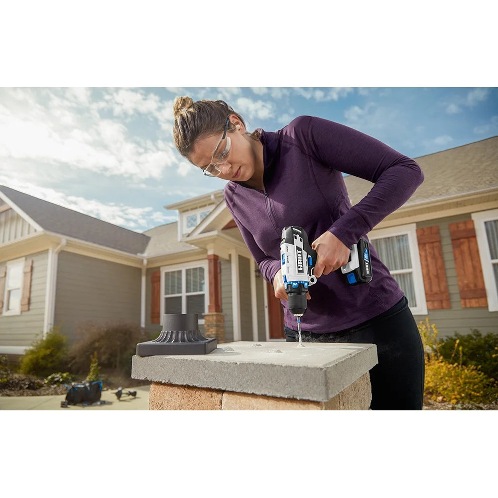 HART 20-Volt Cordless 1/2-inch Hammer Drill Kit (1) 1.5Ah Lithium-Ion Battery