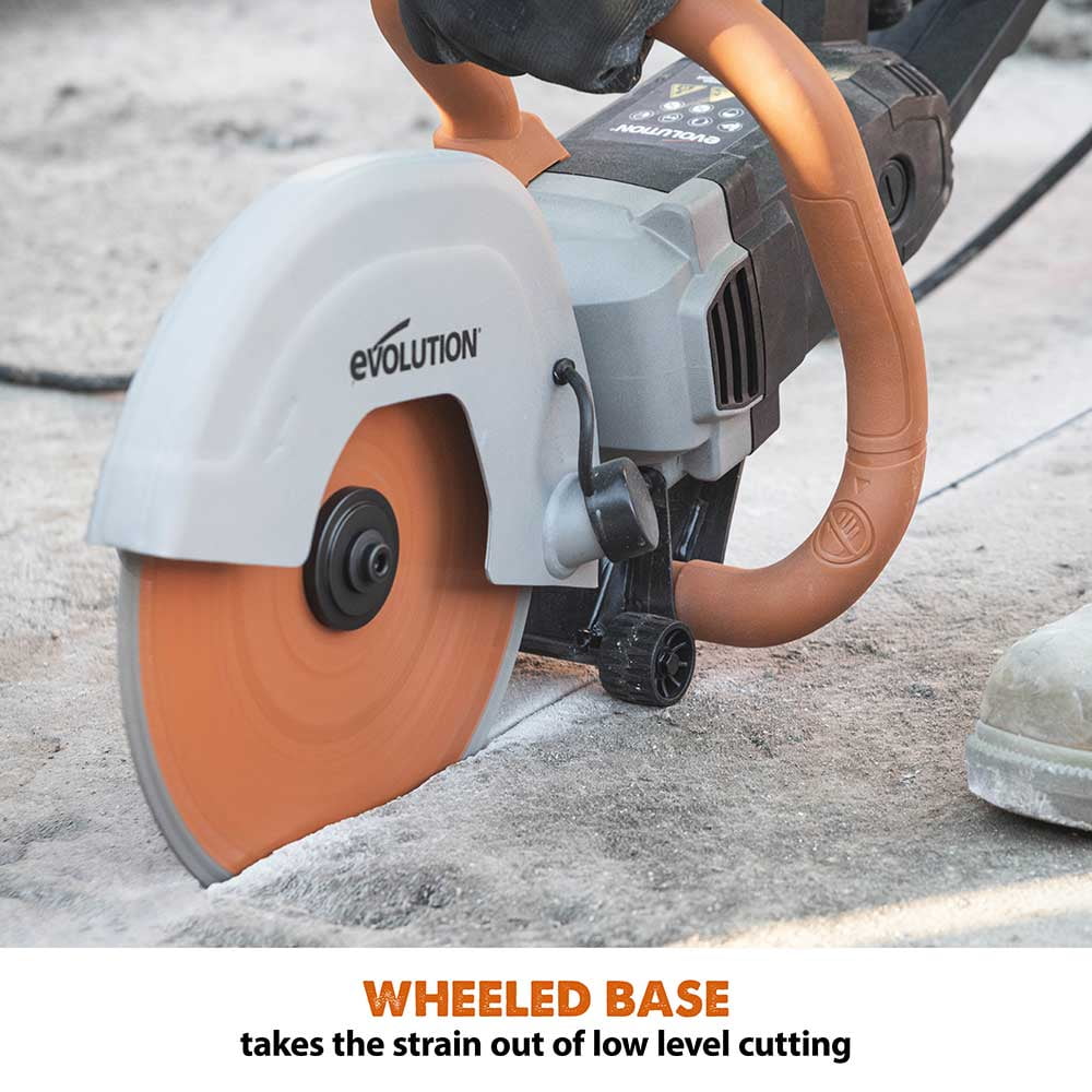 Evolution R255Evolution R255DCT 15A 120V, 10 in. Electric Concrete Cut-Off Power Saw