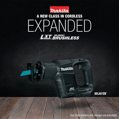 Makita XRJ07ZB 18 Volt Battery Powered Brushless Cordless Reciprocating Saw