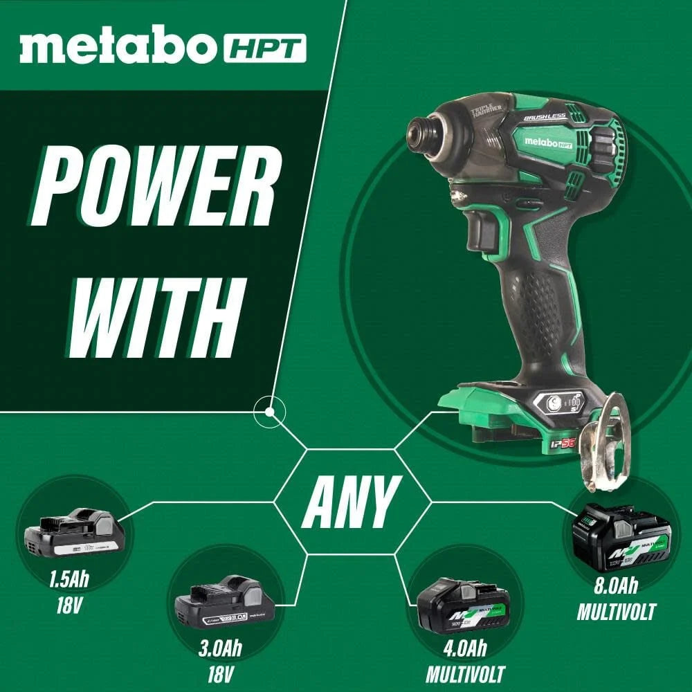 Metabo Hpt 18V Impact Driver, Bare Tool