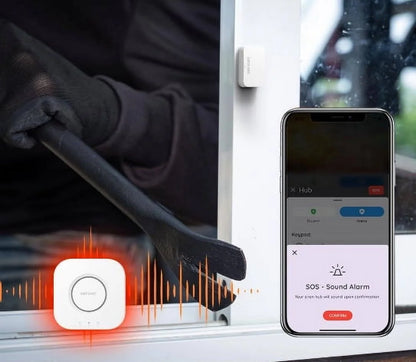 Defiant Smart Home Alarm Kit with WiFi and Bluetooth, Powered by Hubspace (5-Piece)