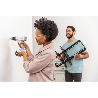 BLACK+DECKER 20V MAX* Matrix Cordless Combo Kit, 6-Tool, White And Orange, (BDCDMT1206KITWC)