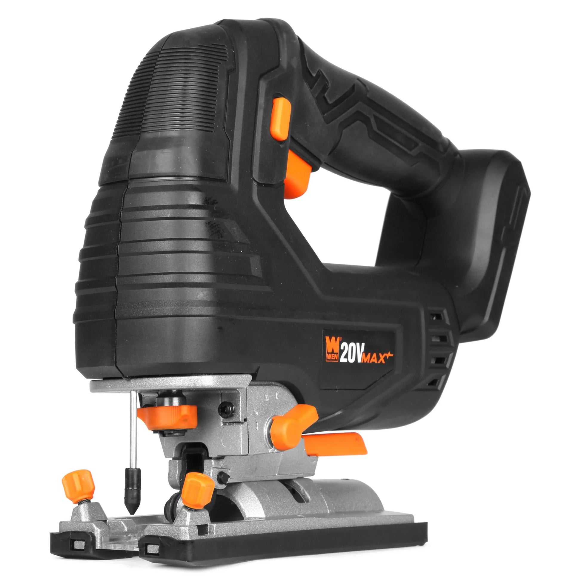 WEN 20V Max Cordless Brushless Jigsaw with 4.0 Ah Lithium Ion Battery and Charger