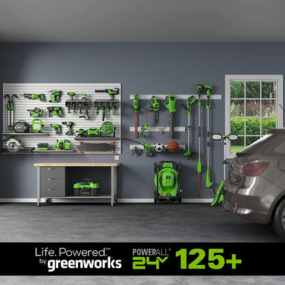 Greenworks 24V 1" Brushless Reciprocating Saw Kit with 2 Ah Battery & Charger 1201002