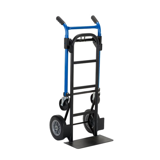 Harper Trucks Harper 4-in-1 Quick Change Steel Convertible Hand Truck 800 lbs. Black/Blue (DTC8635P)