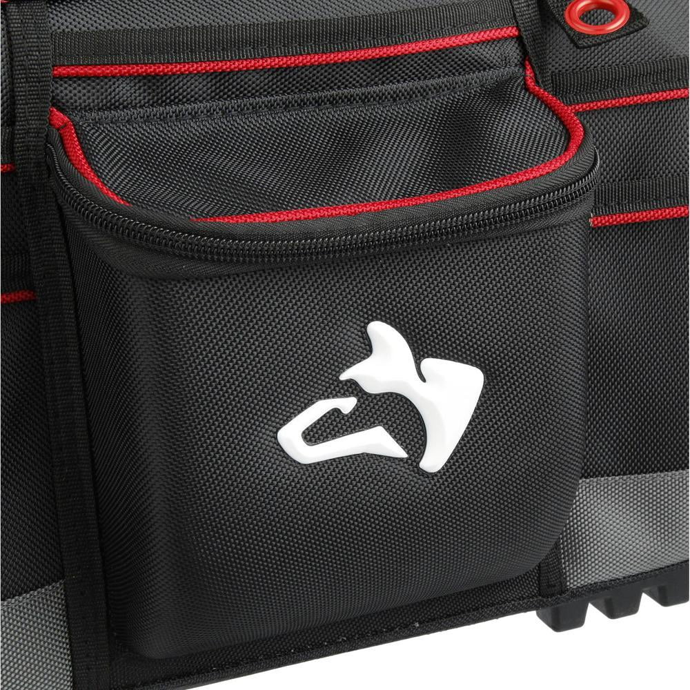 Husky 16 in. Large Mouth Tool Bag with Tool Wall