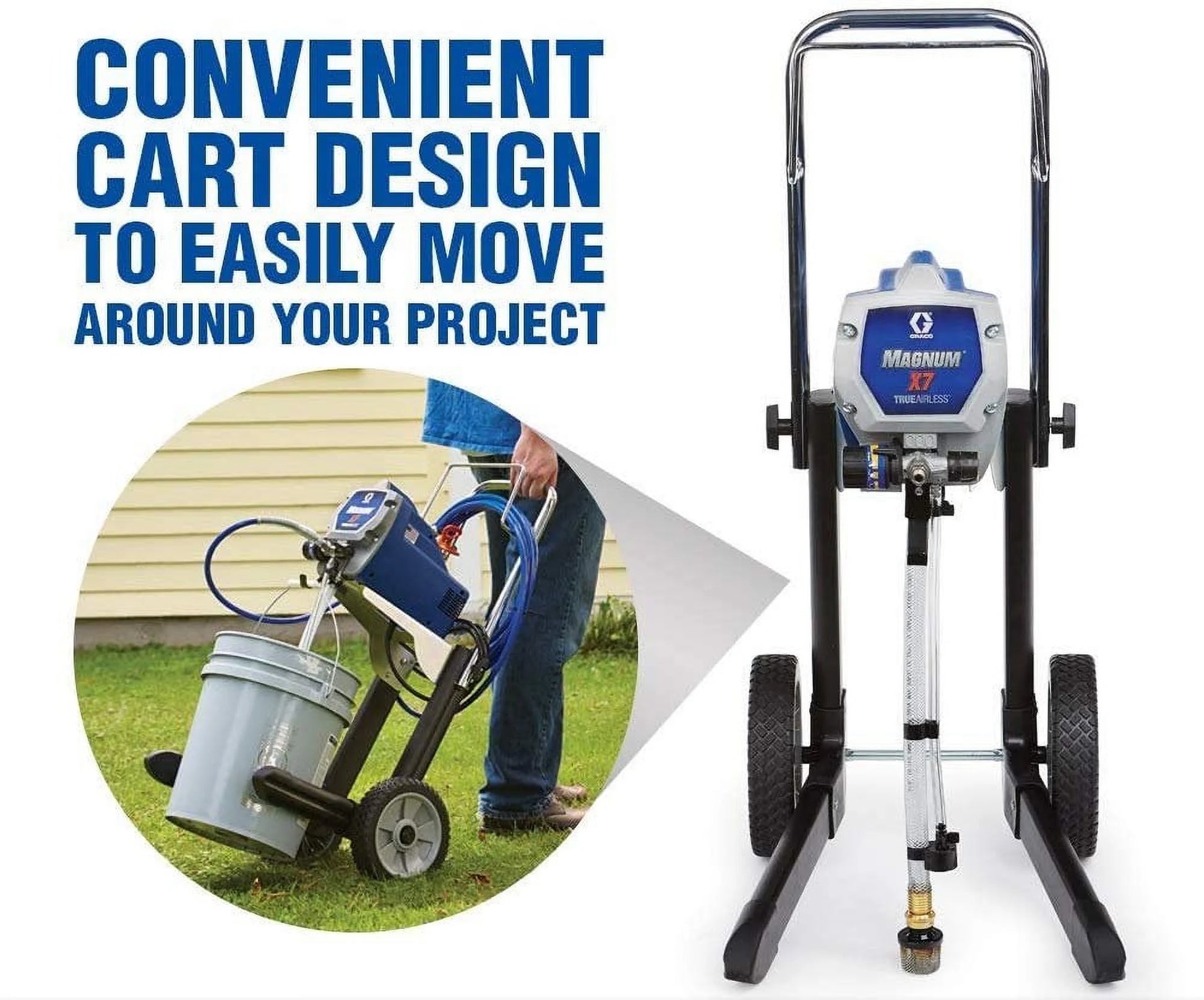 Graco Magnum 262805 X7 Cart Airless Paint Sprayer