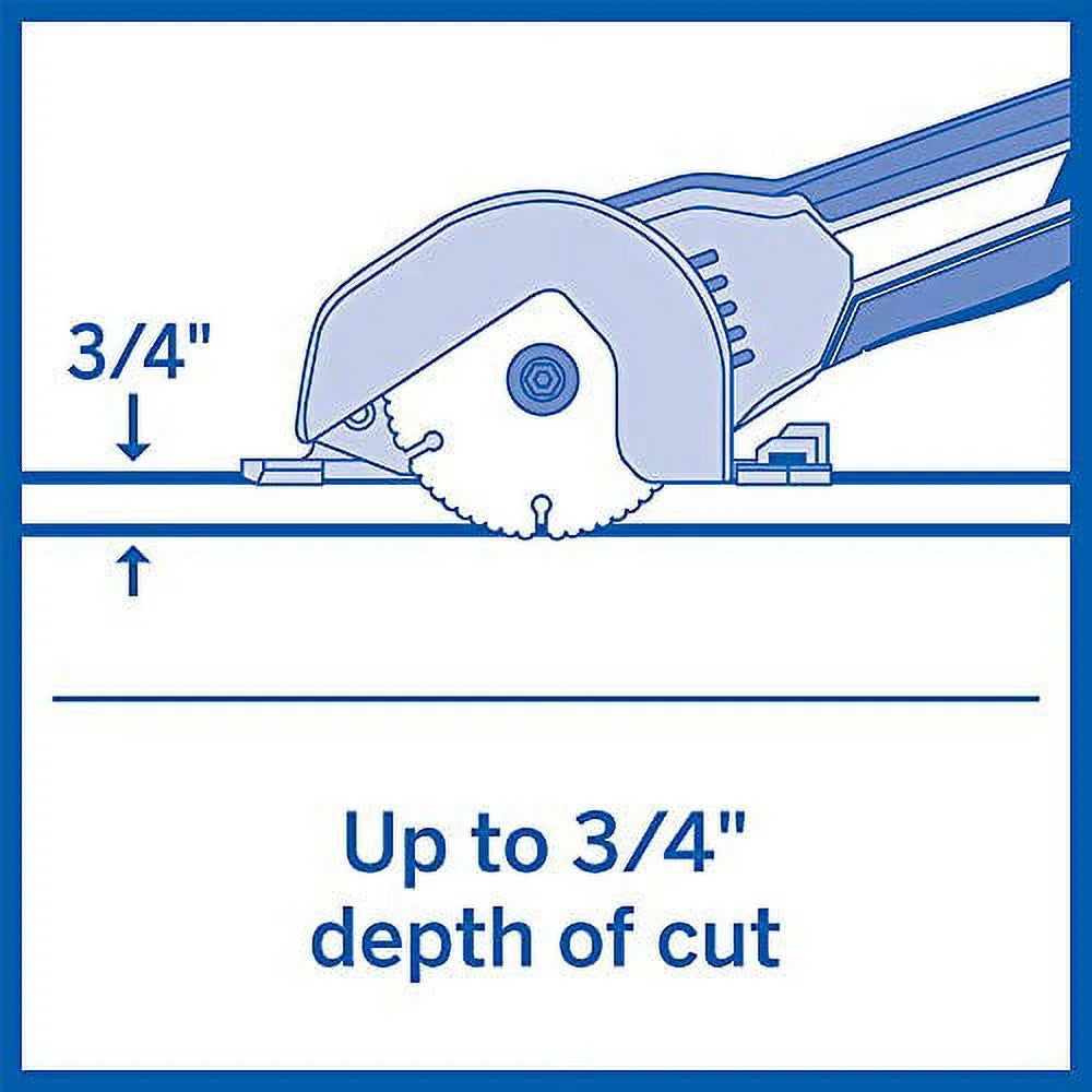 Dremel US40-04 7.5 Amps 4 in. Ultra-Saw Corded Brushless Compact Circular Saw Tool Kit