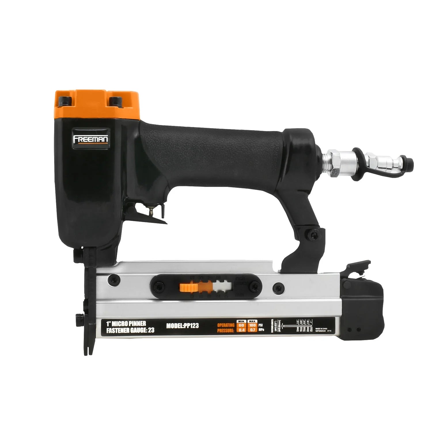 Freeman P4FNCB Pneumatic Finishing Nailer and Stapler Kit with Bag and Fasteners (4-Piece)