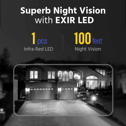 ANNKE 8CH 5MP Security Camera System 5MP Lite 5IN1 H.265+ DVR with 8pcs IP67 5MP PIR HD EXIR Dome Weatherproof Surveillance CCTV Kit Without HDD