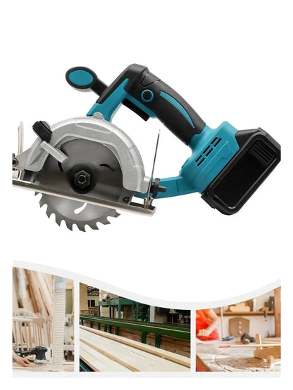 Brushless Chainsaw 0-45? Bevel Cutting Cordless Electric Circular Saw With Charger For Cutting Wood And Ceramic Tiles