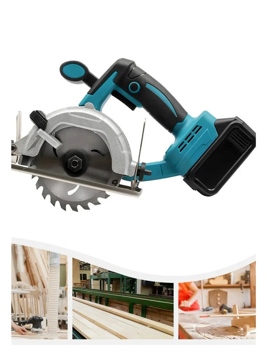 Brushless Chainsaw 0-45? Bevel Cutting Cordless Electric Circular Saw With Charger For Cutting Wood And Ceramic Tiles