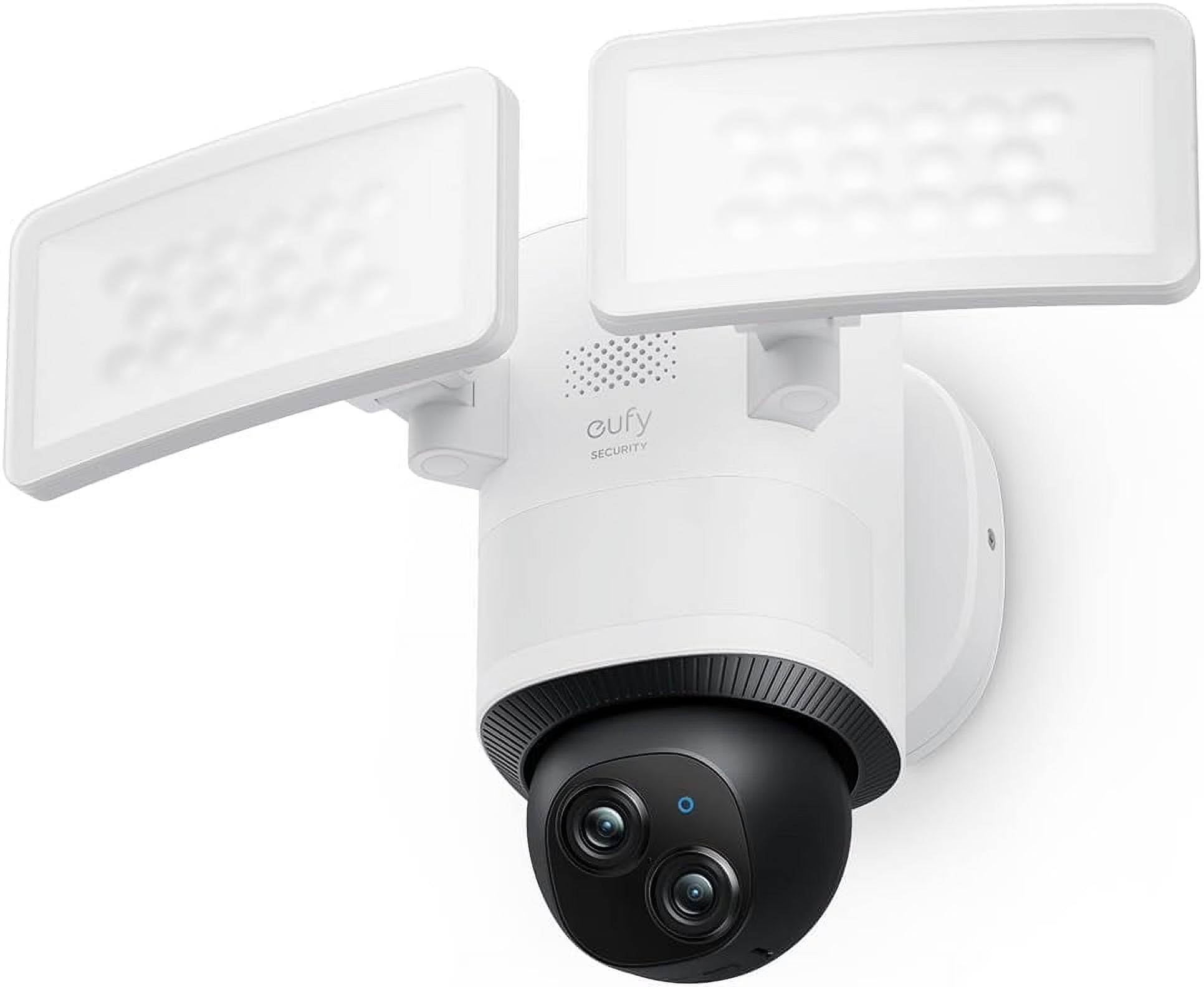 eufy Security Floodlight Camera E340, Wired Camera, 3K+2K Dual Camera, 360? Pan and Tilt, No Monthly Fee