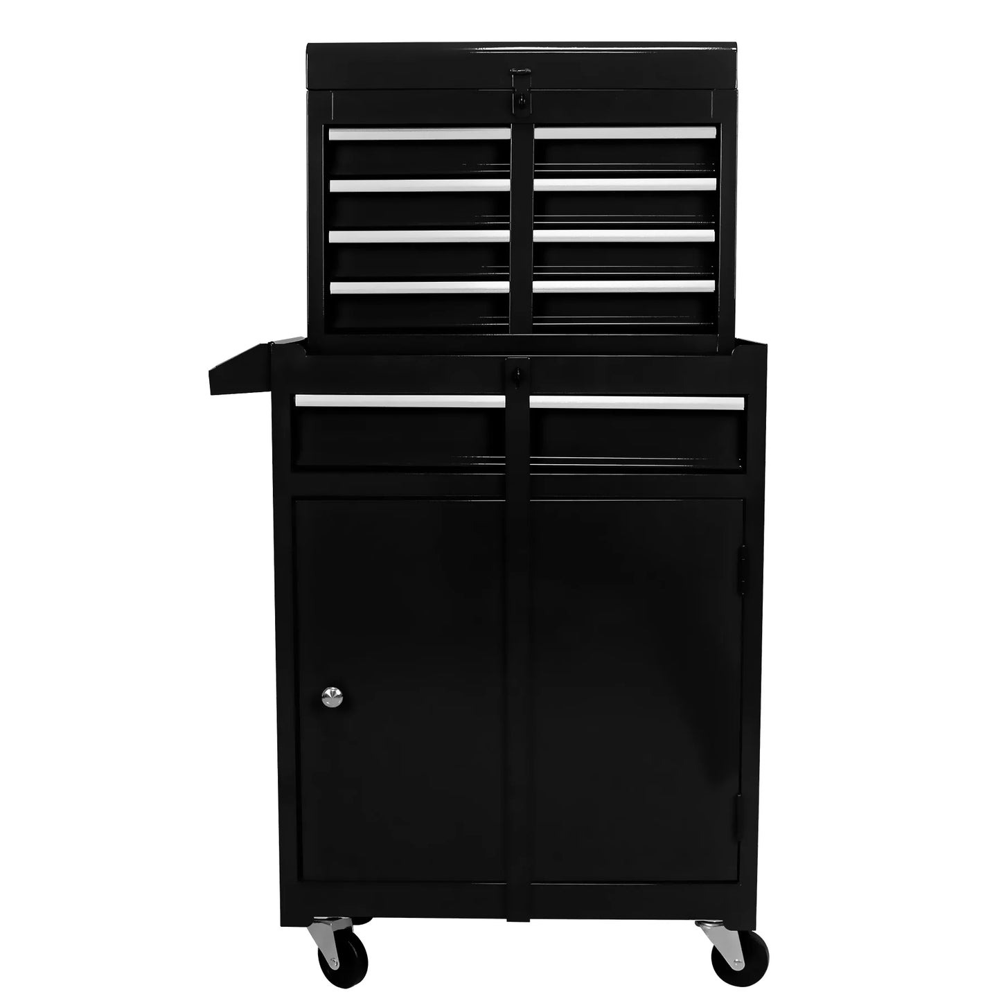 Tool Chest with 5 Drawers, Rolling Tool Box, Lockable Tool Cabinet Hidden Double Tool Organizer
