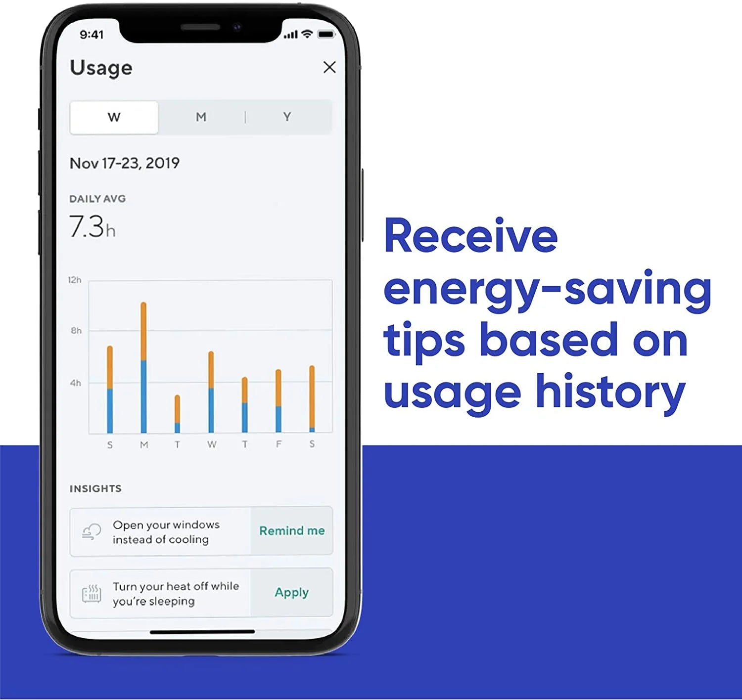WYZE Smart Wifi Thermostat for Home with App Control Works with Alexa and Google Assistant, Black