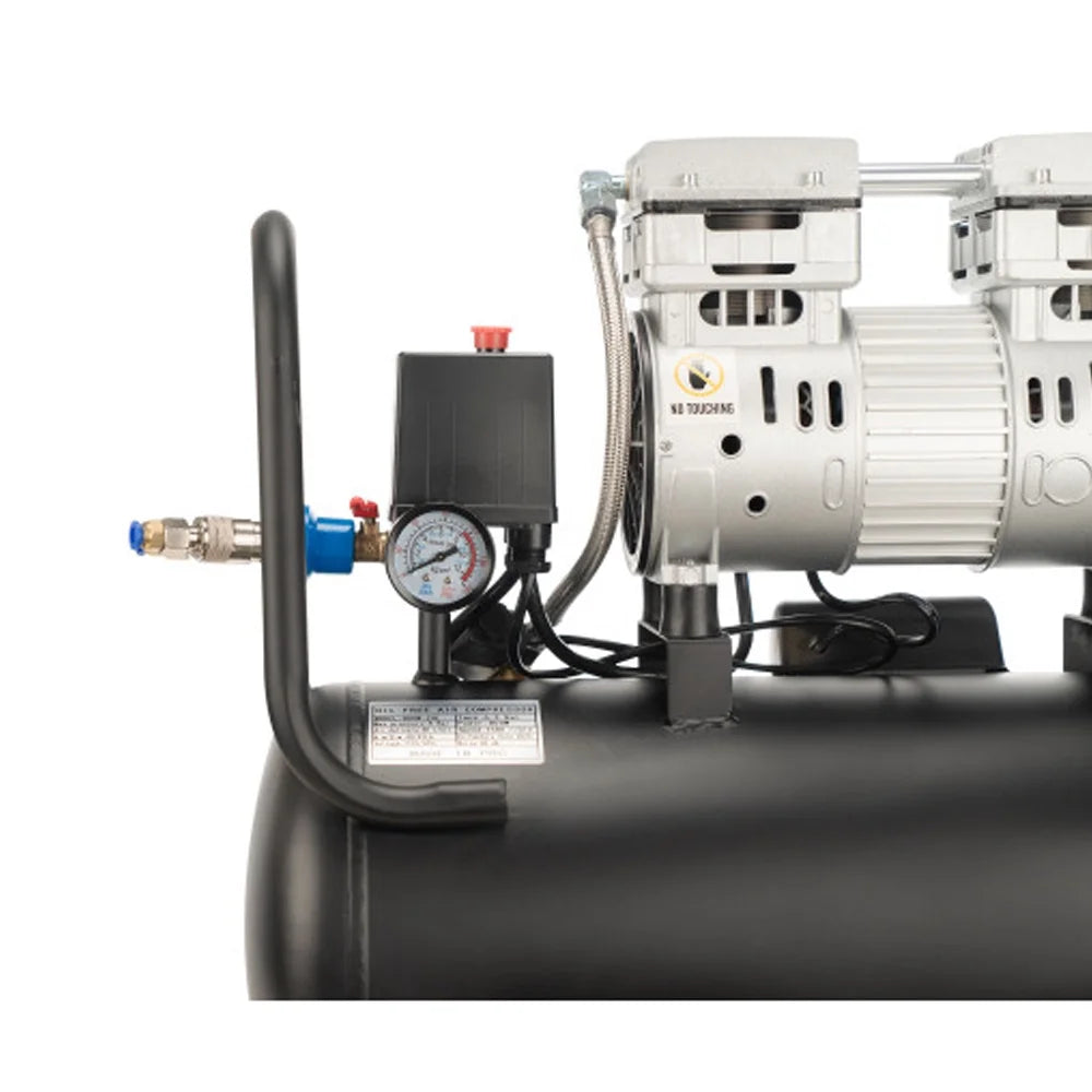 6.3 Gallon Oil Free Air Compressor, 1.2HP, Max.116 PSI Pressure, 65dB Ultra Quiet Compressor for Auto Repair, Tire Inflation, Spray Painting, Woodwork Nailing