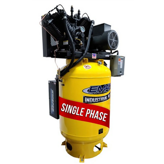 Emax Compressor 10HP 1PH 120 Gal. Vert. Air Compressor