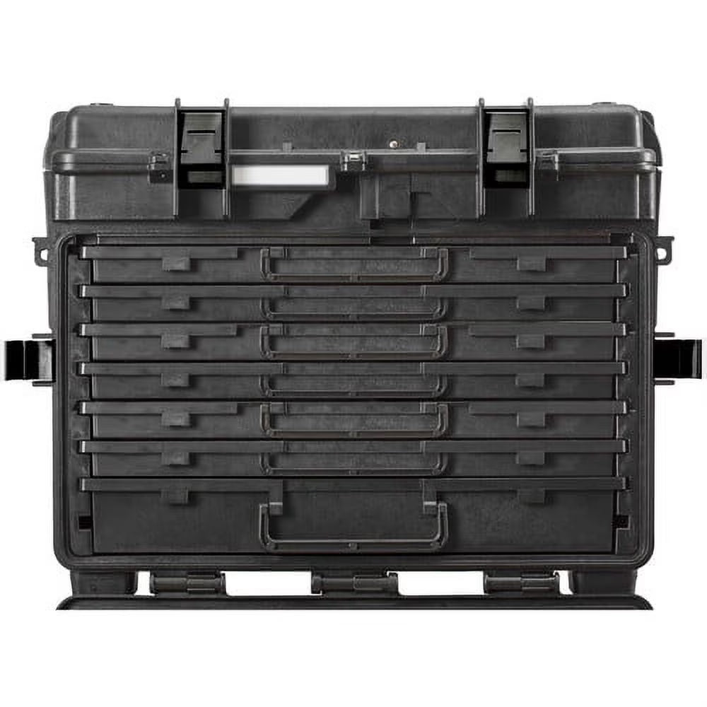 Explorer Cases 5140 Hard Wheeled Tool Chest w/Six 30mm, One 60mm Drawers(Black)