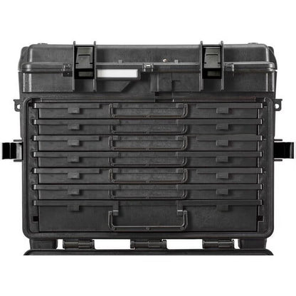 Explorer Cases 5140 Hard Wheeled Tool Chest w/Six 30mm, One 60mm Drawers(Black)