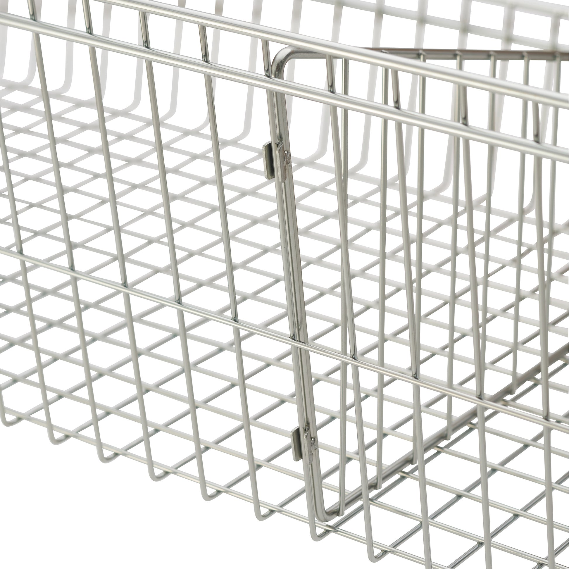 TRINITY EcoStorage 5-tier 48x18x72 Wire Shelving with Baskets & Dividers NSF Chrome