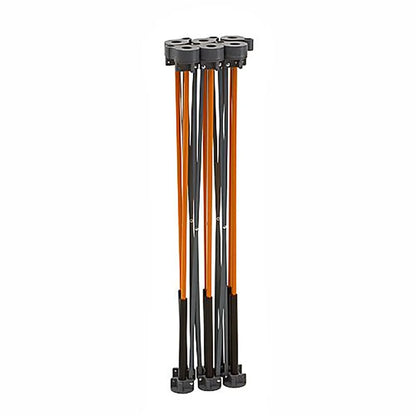 CK6S 30 in. x 24 in. x 48 in. Steel Centipede Work Support Sawhorse with Accessories