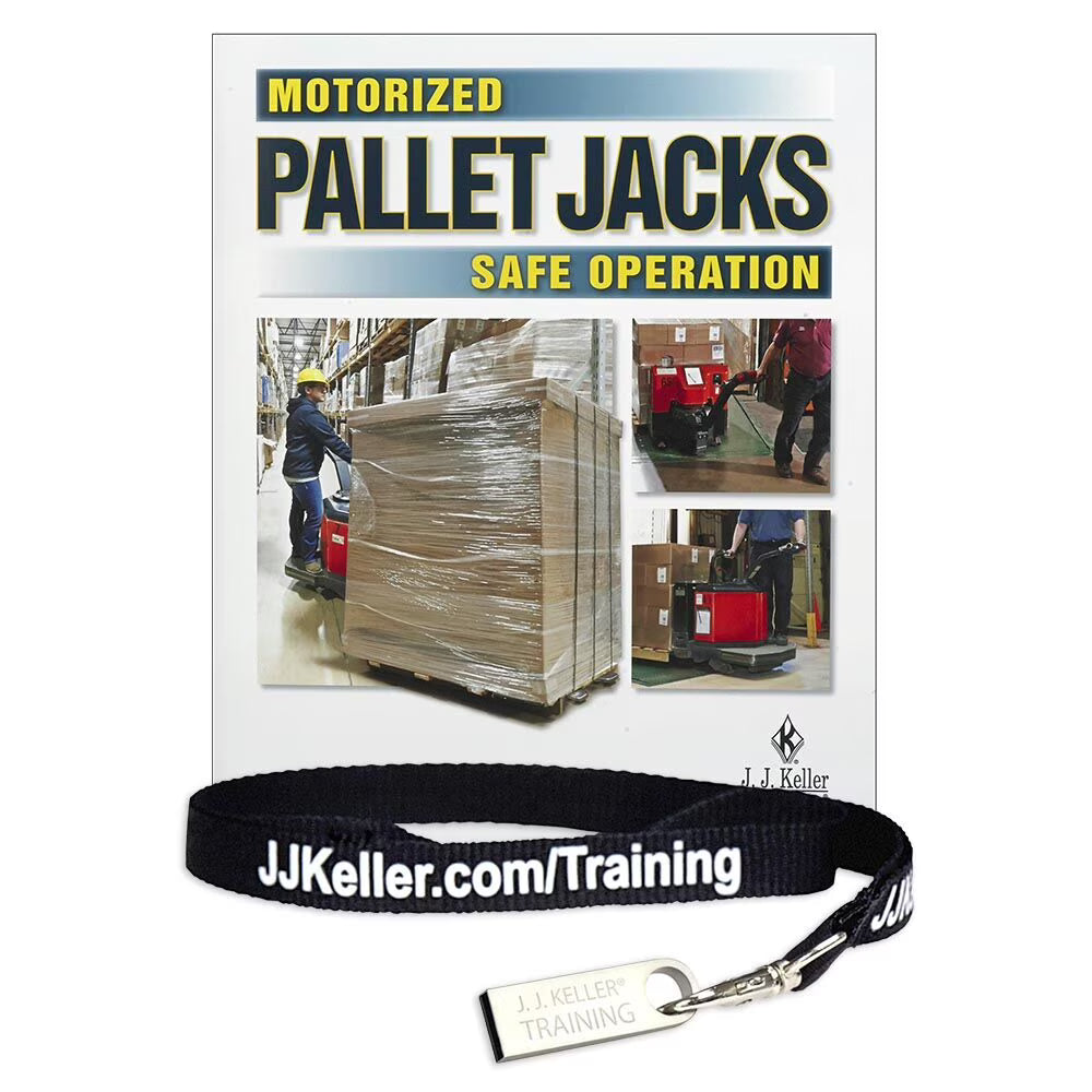 Motorized Pallet Jacks: Safe Operation English DVD Training Video - J. J. Keller & Associates - Training regarding The Safe Operation & Dangers of Walkies & walkie-Rider Motorized Pallet Jack Trucks