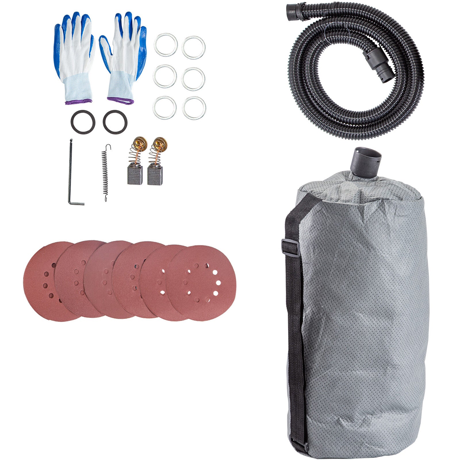 9" Drywall Sander 850W 6 Variable Speed Foldable Sander with Vacuum Bag