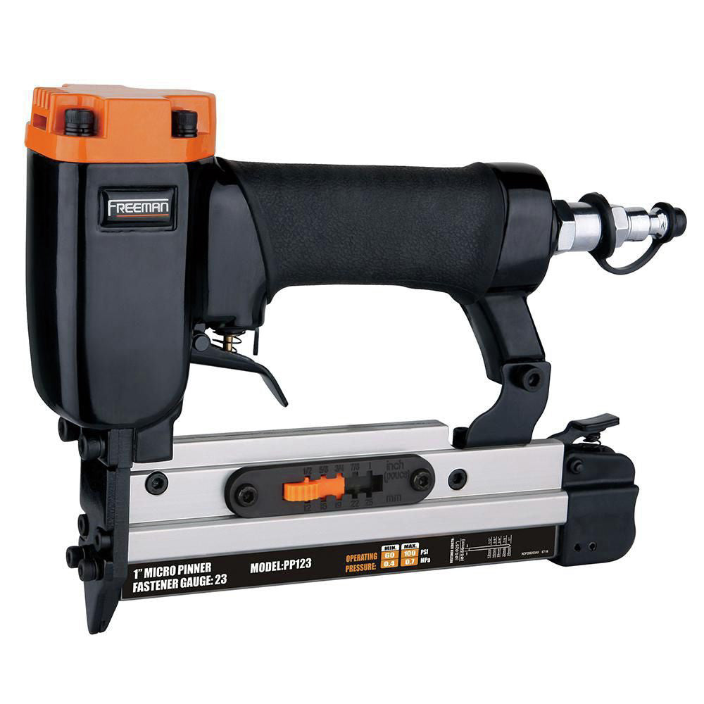 Freeman P9PCK Complete Pneumatic Framing and Finishing Nailer and Stapler Kit with Bags and Fasteners (9-Piece)