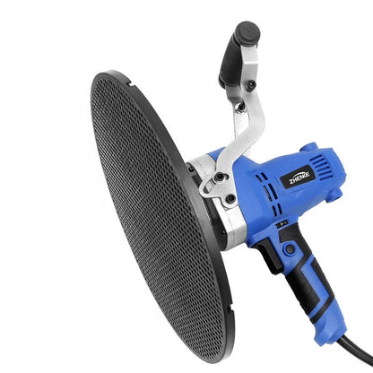 Fetcoi 850W Handheld Drywall Sander, Electric Wall Sander Smoothing Polishing Machine 1-4 Adjustable Speed for Concrete Cement Mortar (Blue)