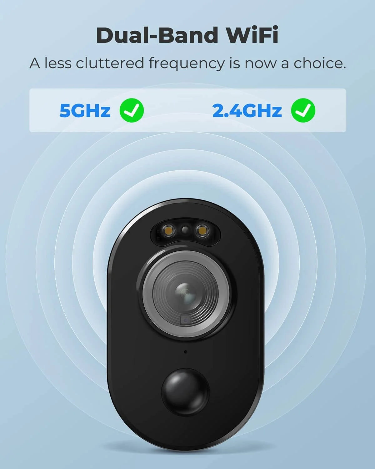Reolink 4MP Solar/Battery Powered Outdoor Security 2.4/5GHz WiFi Camera, Smart Person/Vehicle Detection, Spotlight Activated by Motion, Support Google Assistant, Argus 3 Pro camera