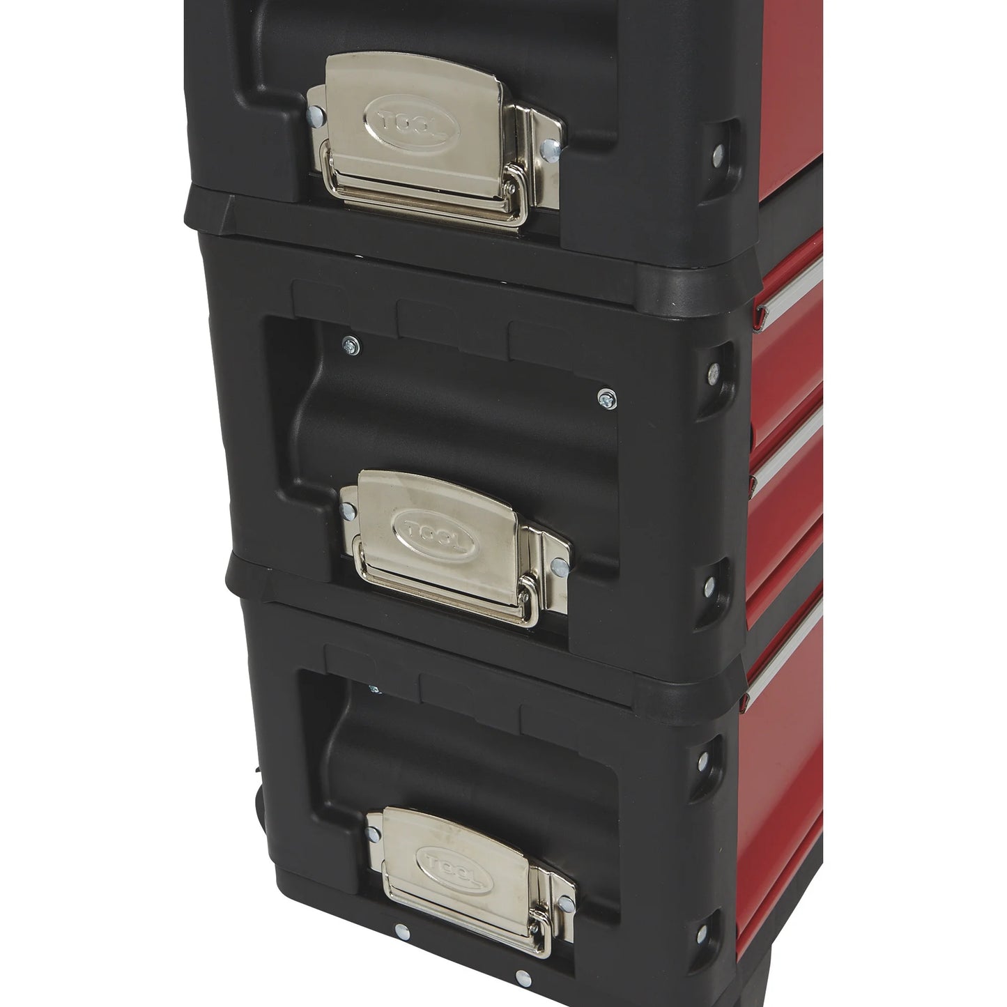Ironton 3-Pc. Toolbox Storage System, 20in., Portable, Ball Bearing Drawers, Trolley with Wheels