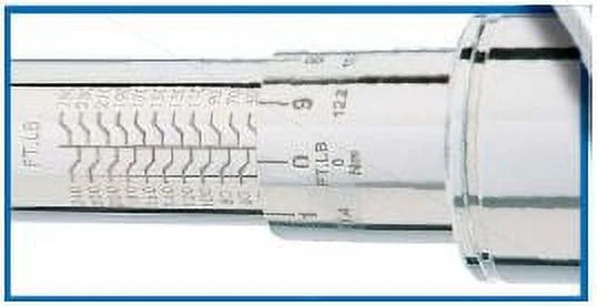 CDI Torque Products 1503MFRMH 1/2-Inch Drive Metal Handle Click TypeWrench, Torque Range 20 to 150-Ft.lbs