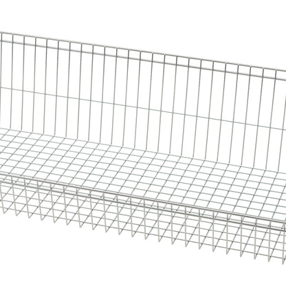 TRINITY EcoStorage 5-tier 48x18x72 Wire Shelving with Baskets & Dividers NSF Chrome
