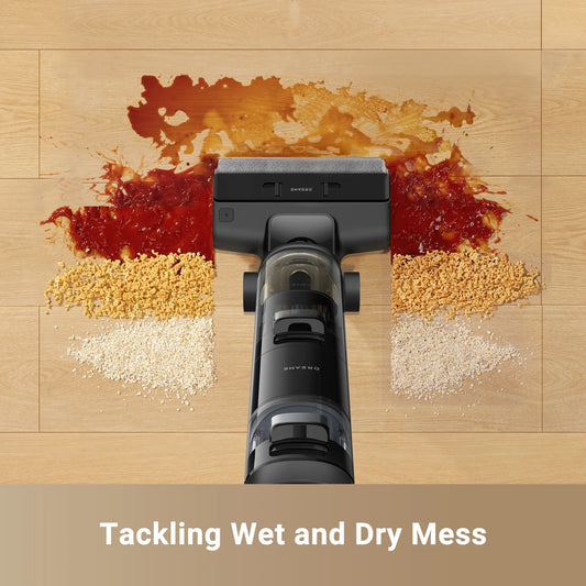 Dreame Cordless Wet/Dry Vacuum Cleaner, Dual-Edge Brushes, 600ml water tank, Self-Propulsion, K20