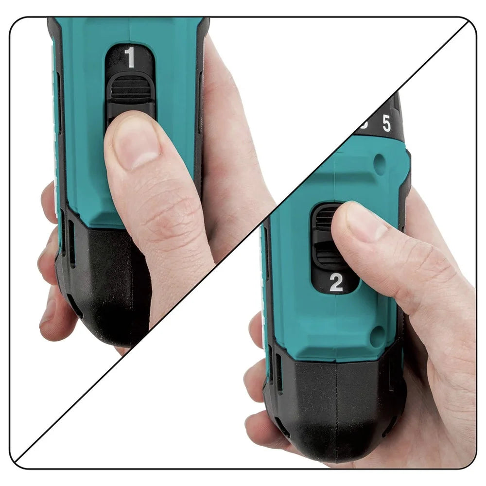 Makita FD10R1 12V max CXT Lithium-Ion Hex Brushless 1/4 in. Cordless Drill Driver Kit (2 Ah)