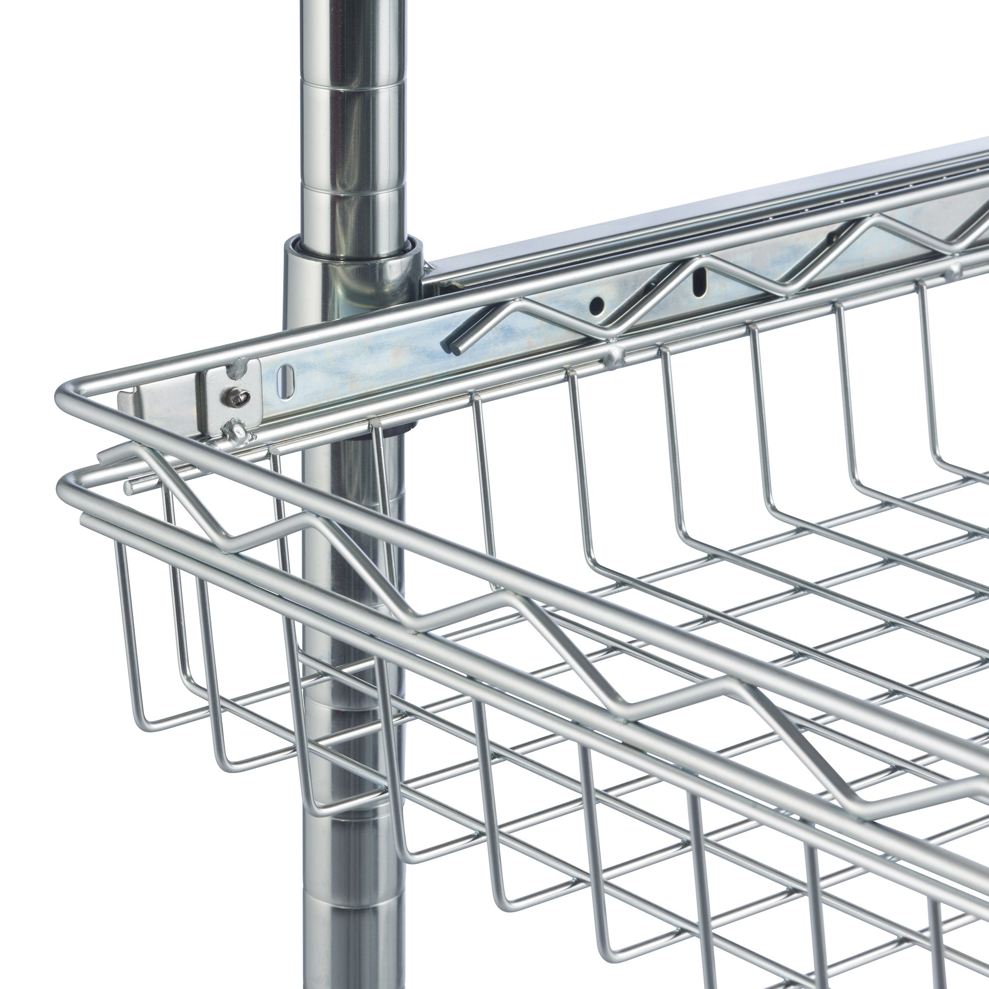 TRINITY EcoStorage 5-Tier NSF Rack w/Sliding Pull-Out Baskets & Wheels