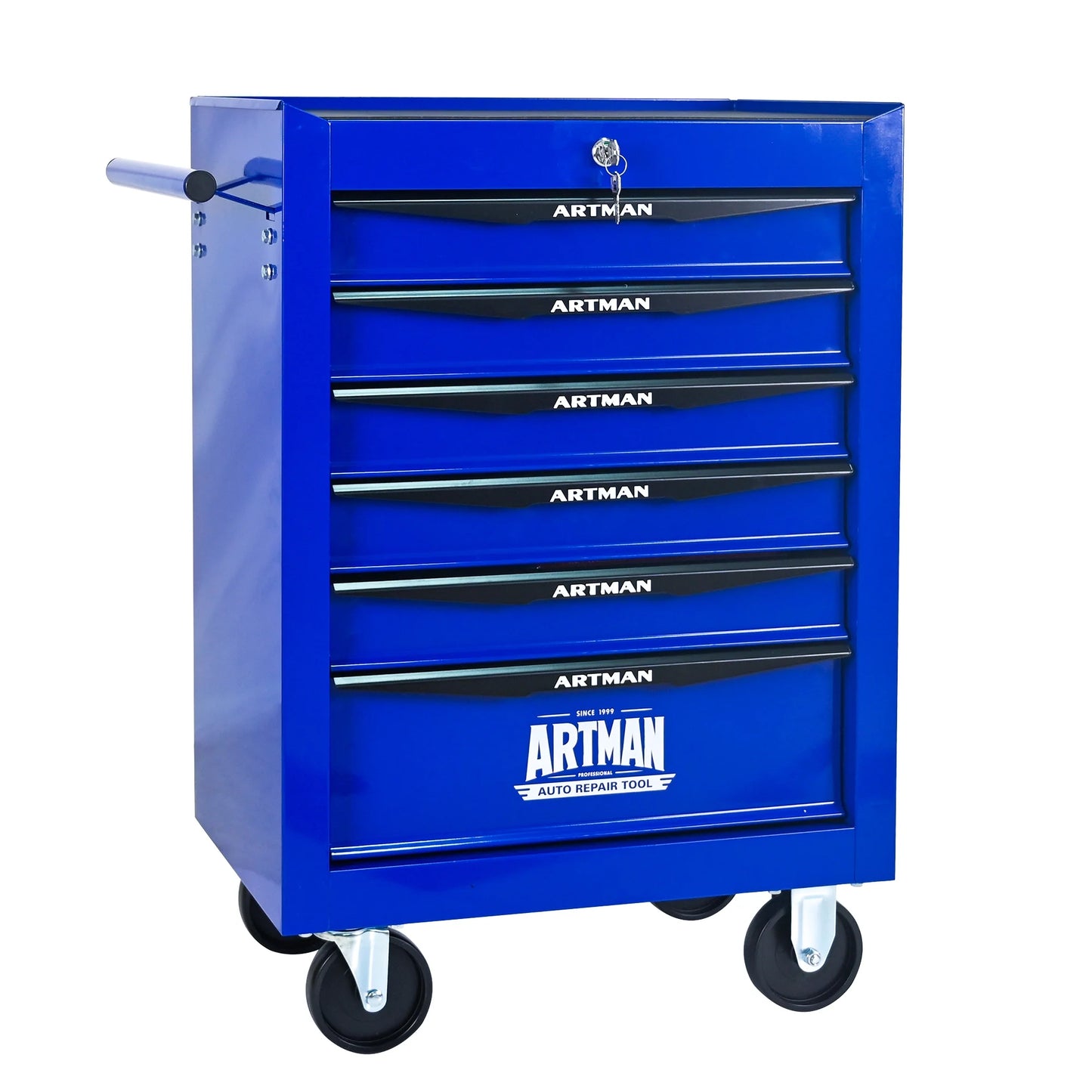 ARTMAN 20" 6-Drawer Tool Chest Cabinet with Ball Bearing Drawer Slides, Steel Tool Storage Box Organizer for Garage Workshop Repair Shop